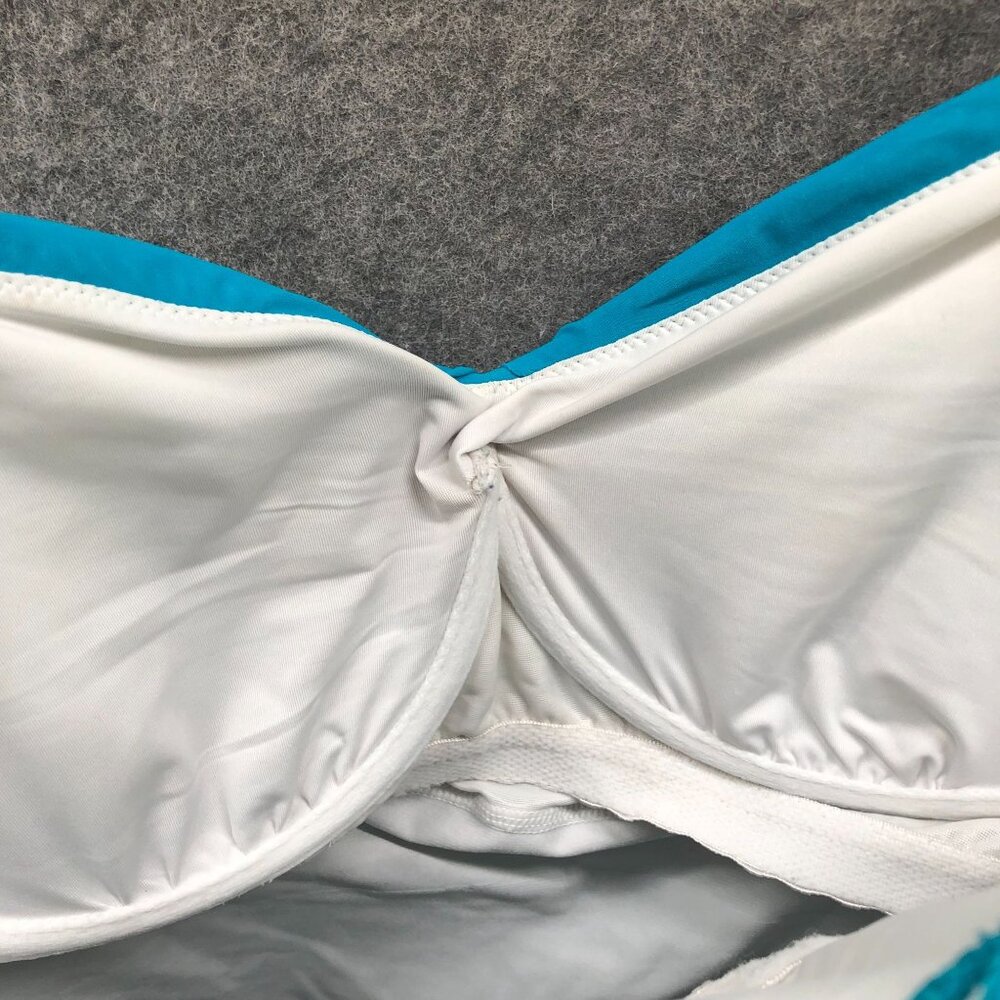 Lands' End Women's Blue Swim Top - Picture 6 of 10